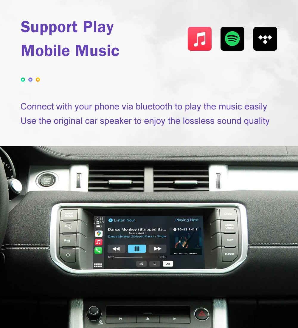 Wireless CarPlay & Android Auto for Land Rover & Jaguar