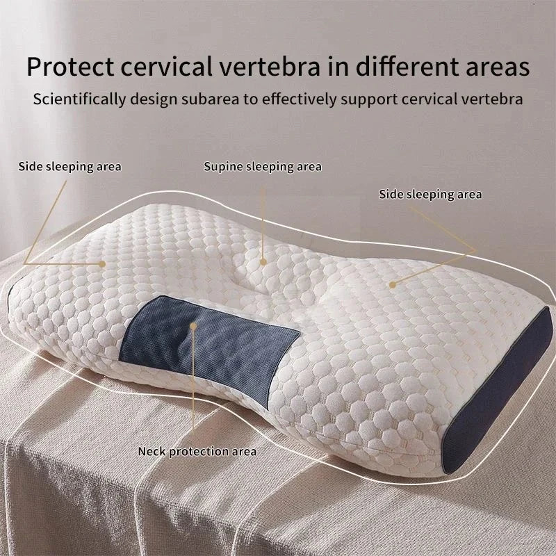 Spa Massage Pillow Washable Non-Collapse Cervical Support Pillow Core Home Pin Gift Pillow