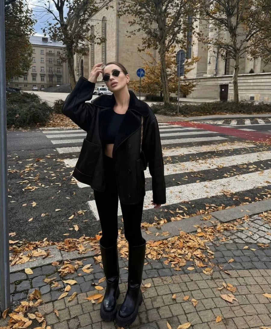 Women’s ZW Series Oversized Long-Sleeve Warm Coat