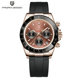 V2 PAGANI DESIGN 40MM Men's Quartz Watch Luxury Sapphire Stainless Steel 100m Waterproof Multi functional Men's Timing Watch
