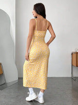 Daisy Leopard Print Maxi Dress