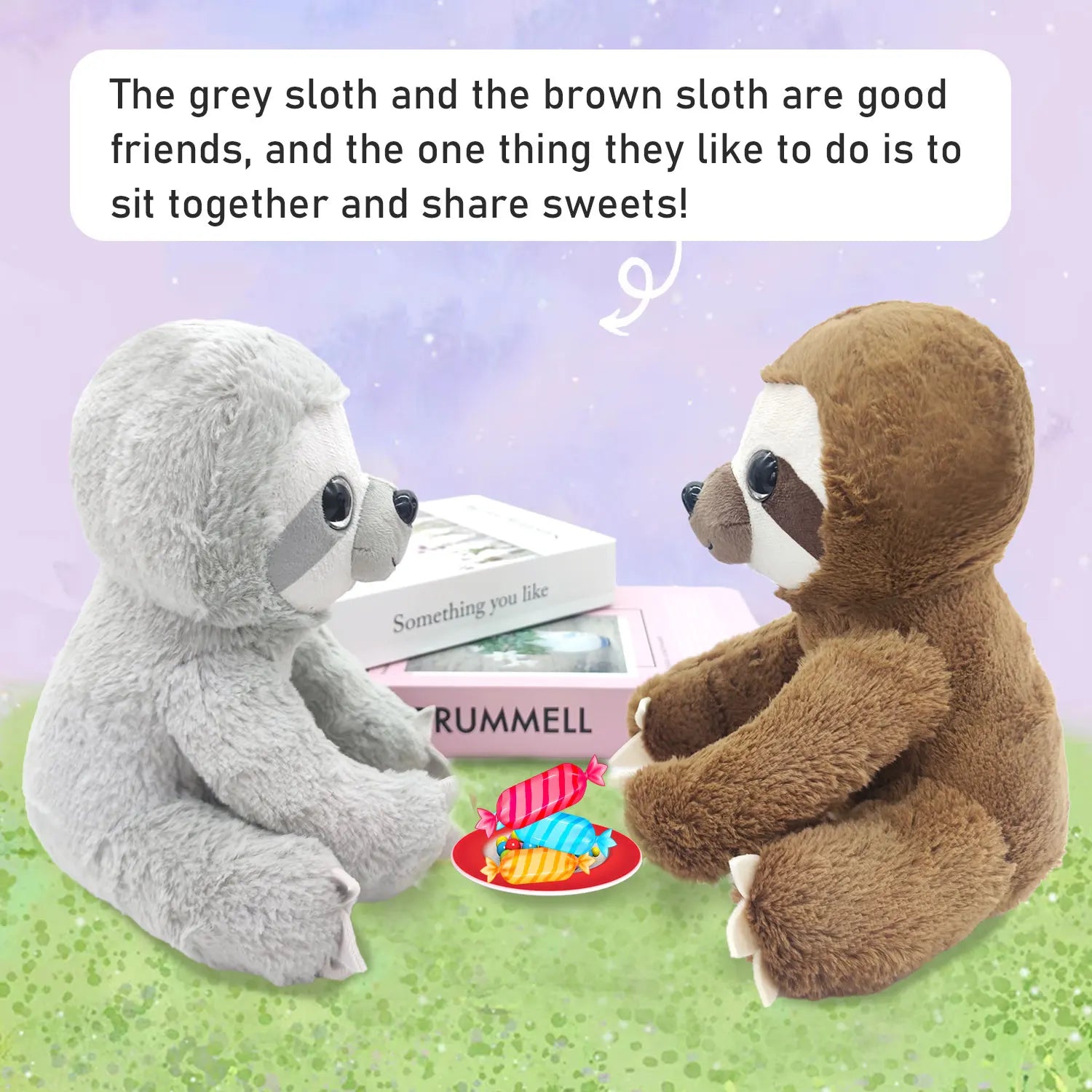 Realistic Sloth Plush Doll (25cm)