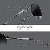 KINGSEVEN UV400 Polarized Men Sunglasses Cycling Driving Mirror Lens Male Glasses Anti-glare Women Fishing High Quality Eyewear