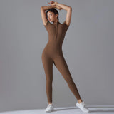 Performance Zip-Front Yoga Jumpsuit