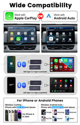 CarlinKit Mini5 Pro Wireless CarPlay & Android Auto Adapter