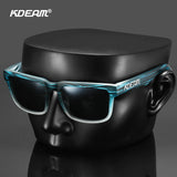 KDEAM All Black Men's Sunglasses Polarized And UV400 Protection Lens Driving Fishing Glasses Mirror With Complete Package