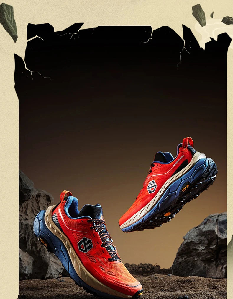 QIAODAN ShanShen 2.0 Carbon Plate Trail Running Shoes for Men 2025 Outdoor Hiking Shock-absorbing Non-slip Sneaker QDB023244277