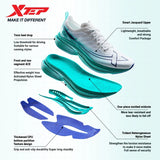 Xtep One Piece Model 3.0 Women Running Shoes 2025 Spring Comfortable Stability Cushion Rebound Racing Soft Sneakers 875218110031