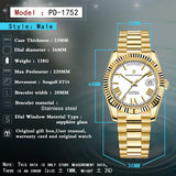 2026 New PAGANI DESIGN DD36 Men's Watches Gold Luxury Automatic Watch Men Mechanical Wristwatch Man Waterproof AR Sapphire Date