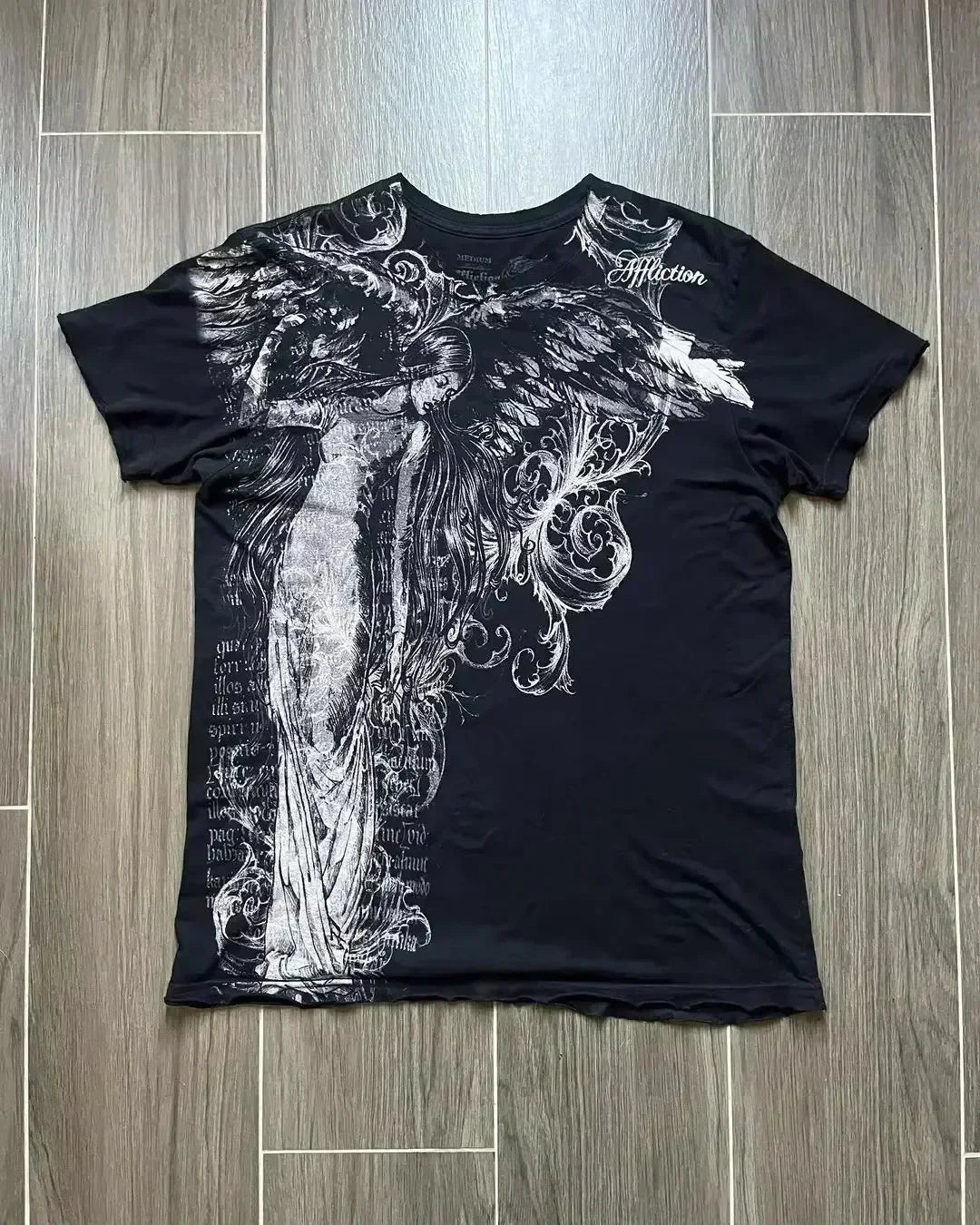 Men’s Y2K Gothic Skull Graphic Shirt