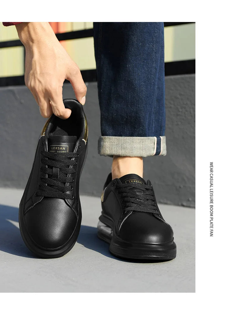 Men's Breathable Mesh Lace-Up Sneakers