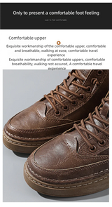 Men's USA-Made Warm Leather Work & Leisure Boots