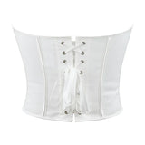 Leopard Print Strapless Corset Crop Top - USA Made Quality