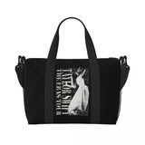 Custom The Eras Tour 1989 Taylor's Swift's American Pop Singer Tote Bag Women Large Capacity Beach Gym Travel Bags