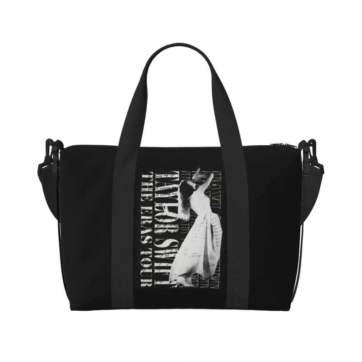 Custom The Eras Tour 1989 Taylor's Swift's American Pop Singer Tote Bag Women Large Capacity Beach Gym Travel Bags