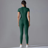 Performance Zip-Front Yoga Jumpsuit