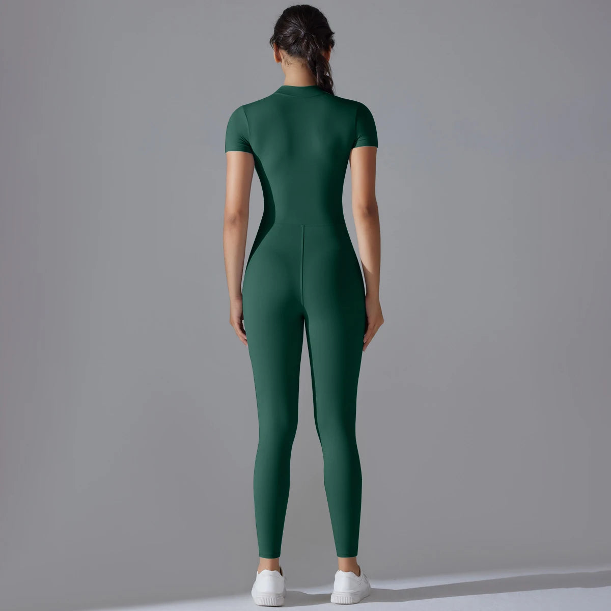 Performance Zip-Front Yoga Jumpsuit