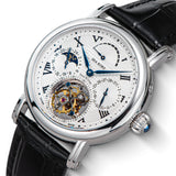 SUGESS 40mm Tourbillon Moonphase Watch | Seagull ST8007