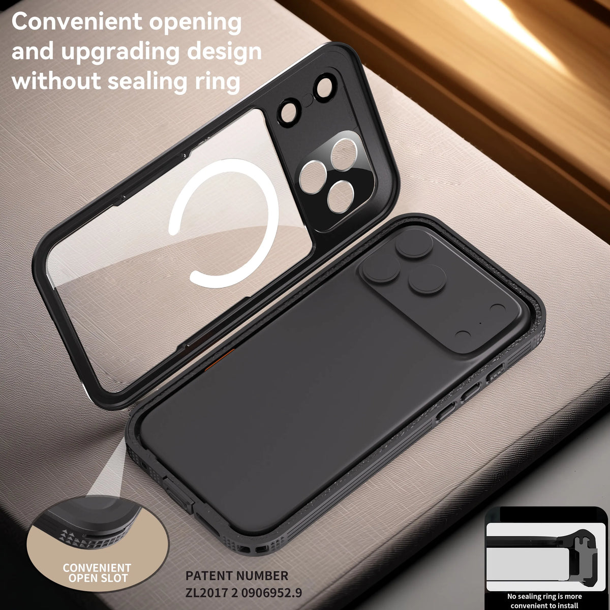 Shellbox Magnetic IP68 Waterproof Phone Case
