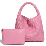 Hand-Woven Leather Tote & Shopper
