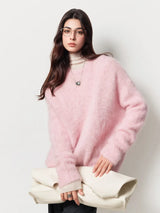Women's Relaxed Knit Sweater | Long Sleeve Pullover