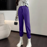 Women's High-Waist Drawstring Straight-Leg Pants