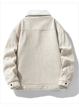 Men's Corduroy Fleece Jacket – Warm Winter Coat
