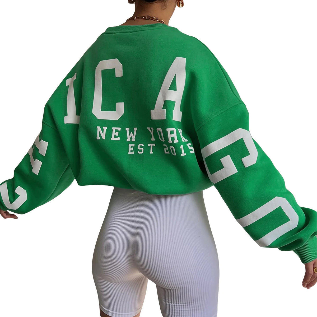 Women's Y2K Letter Print Relaxed Sweatshirt
