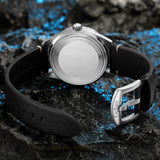 CADISEN 2026 Watch Men Mechanical Wristwatches MIYOTA 8215 Movement Genuine Leather Strap Waterproof Luminous Red Mens Watches