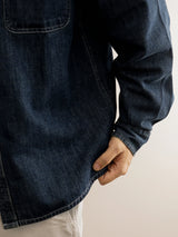 Men's Japanese Vintage Heavyweight Denim Shirt