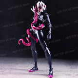 NEW KO KAIYODO REVOLTECH SPIDERMAN GWENOM Anime Action Figures Revoltech Amazing Yamaguchi Gwenom Venomized Gwen Stacy Model Toy