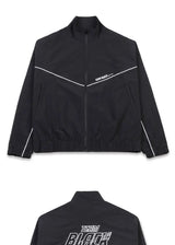 Jinx Team Black Jacket Unisex Windbreaker Sports Coat Men Women Loose Track Activewear Long Sleeve Top Embroidery Y2k Outerwears