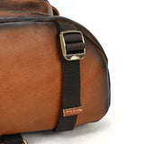 Single Shoulder Bagpack Genuine Leather Chest Bag Outdoor Riding Bag Chest Packs For Biker Men Male Sling Bags Cow Leather