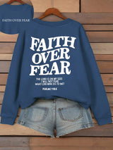 Faith Over Fear Fleece Hoodie