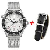Watchdives WD007 V4 42mm Watch PT5000 Automatic Movement Titanium NTTD Wristwatch Domed Sapphire Crystal C3 Super Luminous Watch