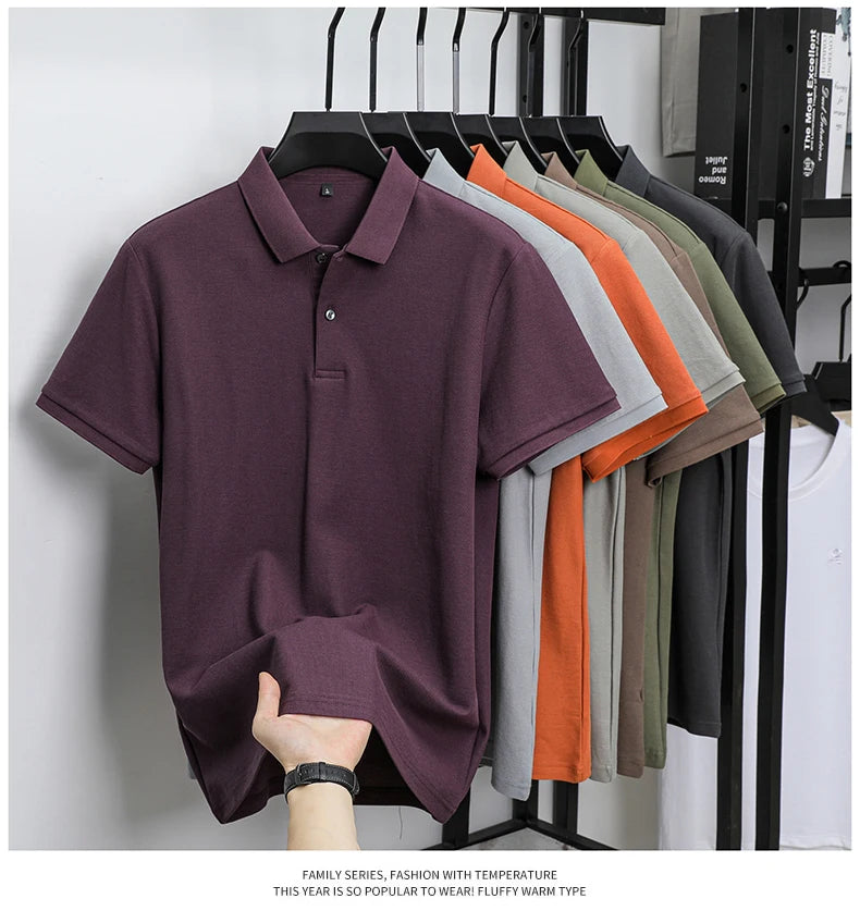 Premium 100% Cotton Polo Shirt for Men | Smart Casual