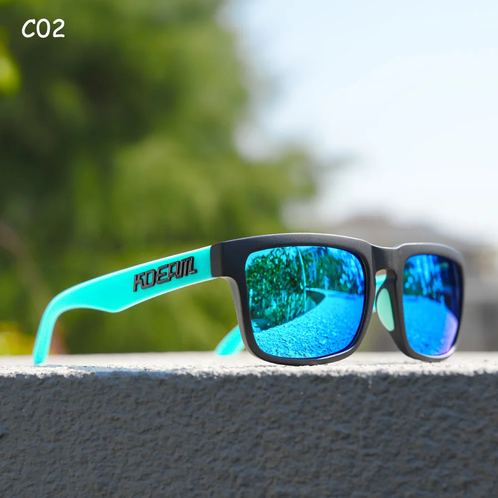 KDEAM For Young Age Small Size Polarized Sunglasses Reduce Glare and Enhance Clarity for Outdoor Sport Youthful Sun Glasses TR90