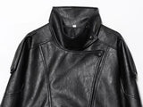 MUJER Faux Leather Jackets for Women Oversize Women's Bomber Jacket Fashion Winter Womens Coats Outerwears Demi-season Jackets