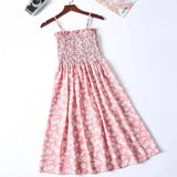 Summer Chiffon Spaghetti Strap Mini Dress