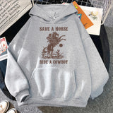 Retro Cowboy Aesthetic Hoodie
