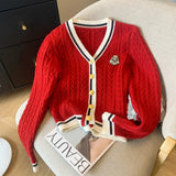 Women's V-Neck Knit Sweater