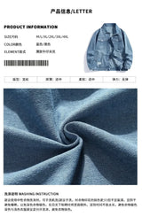 Autumn Men Solid Workwear Denim Jackets Fashion Motorcycle Vintage Jeans Jackets Hommes Slim Fit Cotton Casual Black Blue Coats