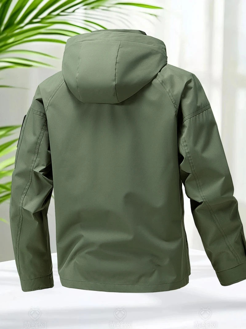 Men’s Lightweight Waterproof Hooded Softshell Jacket