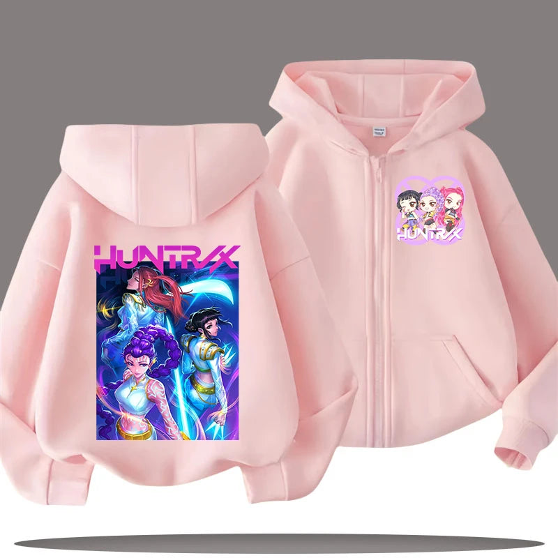 Demon Hunters Kids' Hooded Zip Jacket