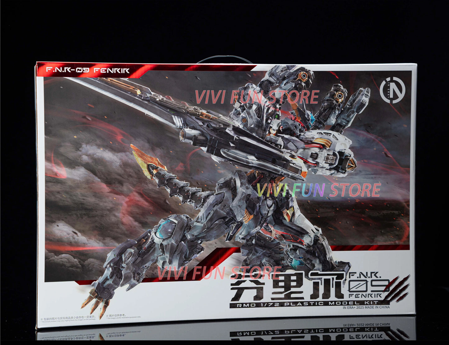 New In Stock IN ERA+ FNR-09 FENRIR Assembling Model Mecha Toys  Infinite Dimension RMD 1/72 PLASTIC MODEL KIT Wolf king
