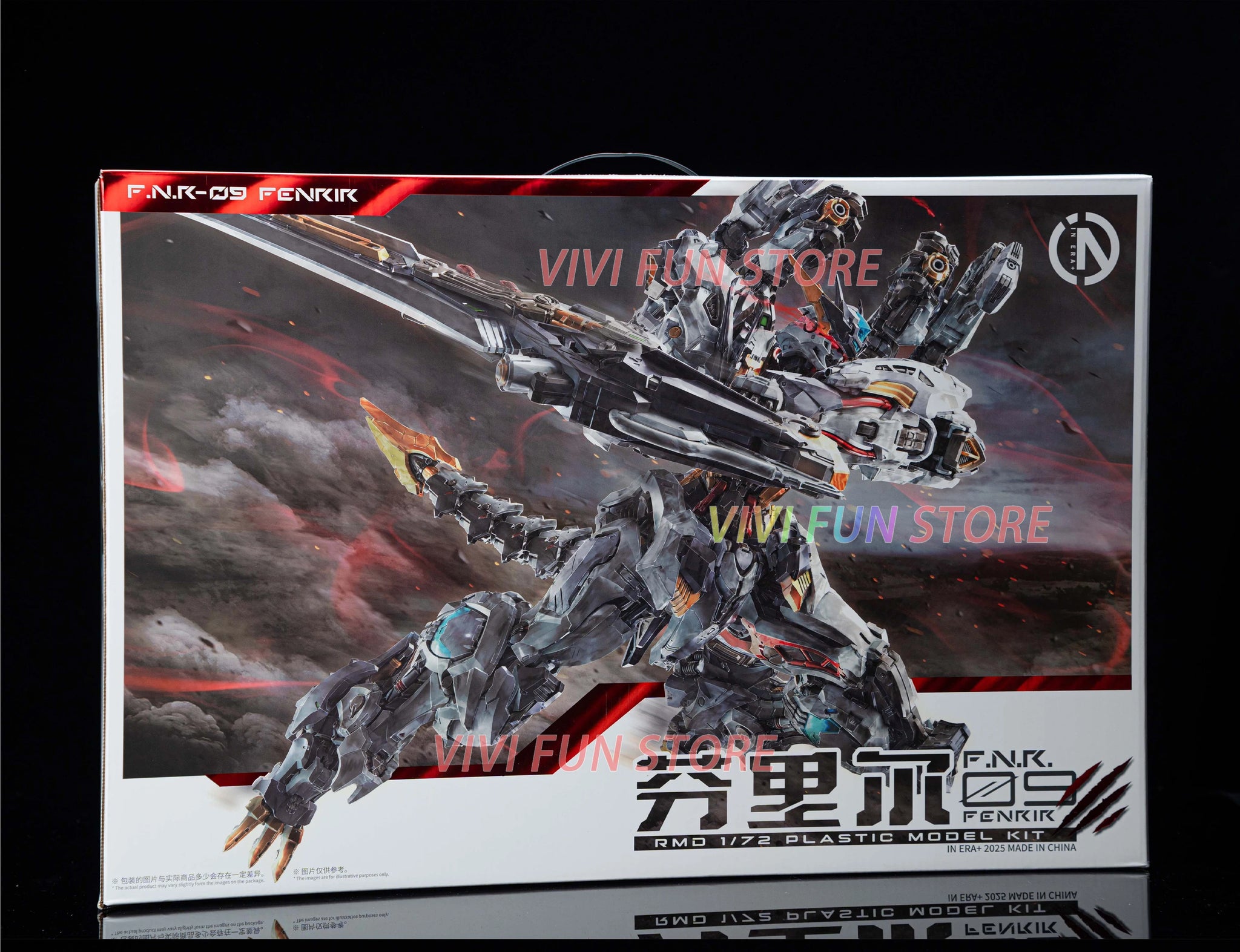 New In Stock IN ERA+ FNR-09 FENRIR Assembling Model Mecha Toys  Infinite Dimension RMD 1/72 PLASTIC MODEL KIT Wolf king