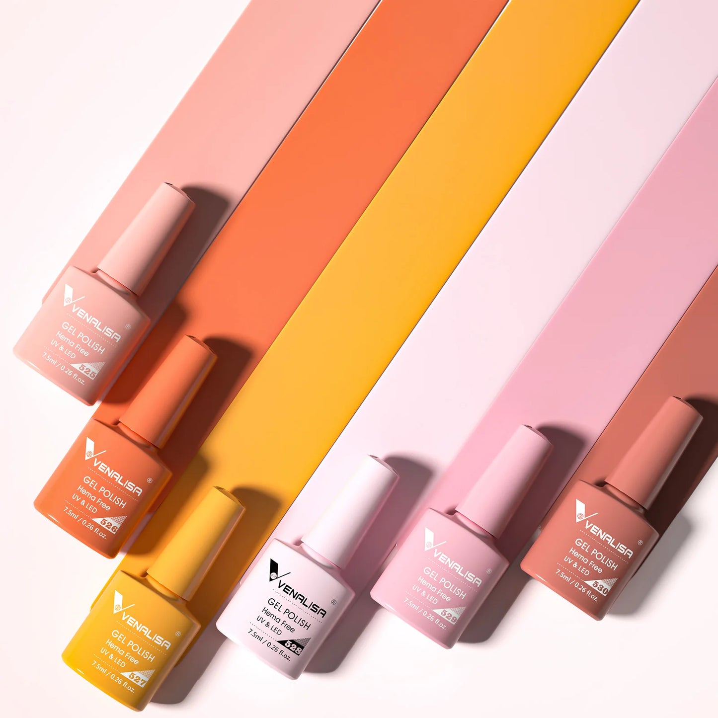 Venalisa HEMA-Free Gel Polish Kit | 6 Shades, 7.5ml