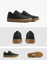 DESAI shoes men's leather shoes men's shoes casual shoes with light soft sole small white shoes men