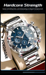 POEDAGAR 892 Luxury Men's Chronograph Watch