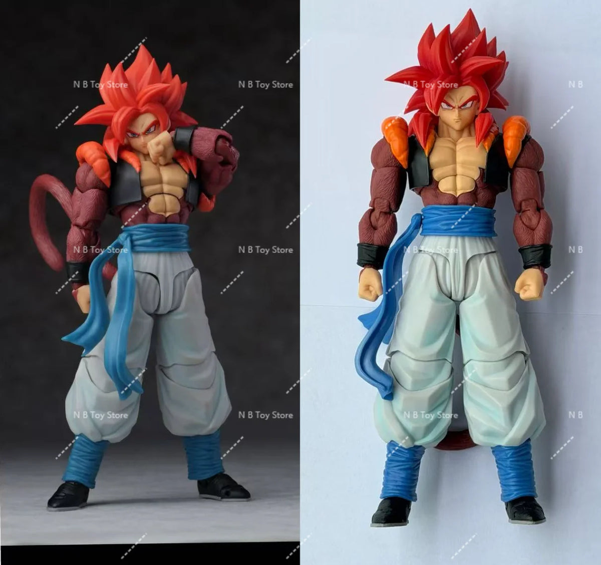 IN STOCK KAMIONE Dragon Ball Super Saiyan IV Gogeta A/B SSJ4 The Strongest Fusion Anime Collectible Action Figure Gift